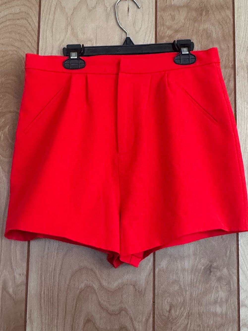 Lovers + Friends High-Rise Red Tailored Shorts Size Medium